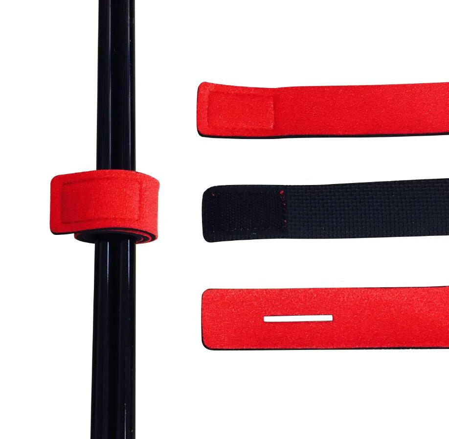 1 Pcs Reusable Fishing Rod Tie Holder Strap Suspenders Fastener Hook Loop Cable Cord Ties Belt Tackle Box Accessories | Спорт и