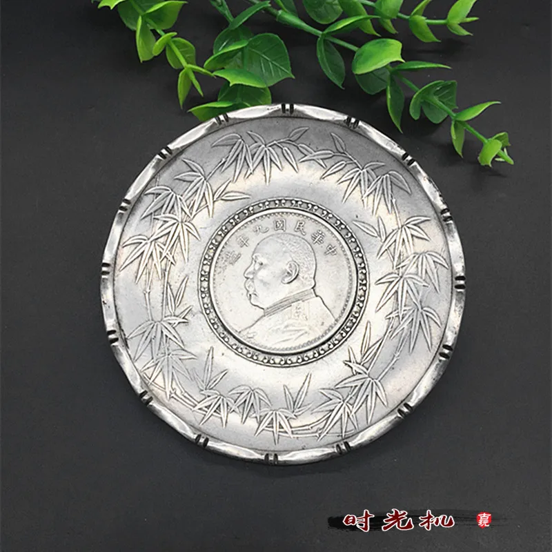 

Copper bamboo silver dollar in the Republic of China