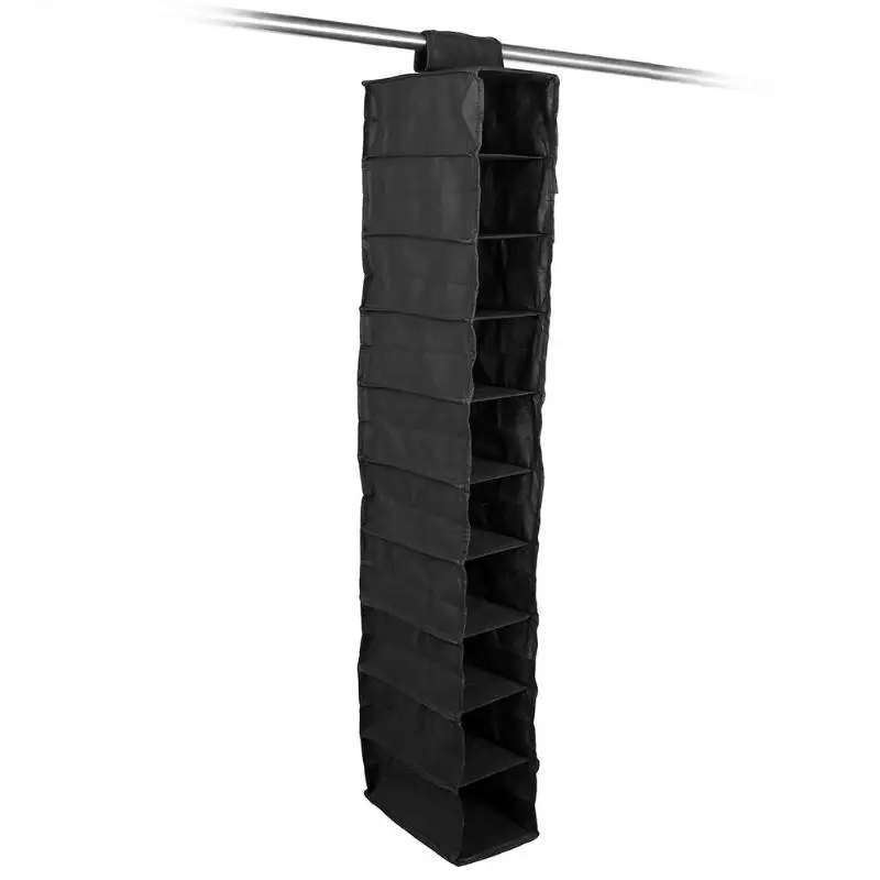 10 Pocket Dust-proof Shoe Clothes Hanging Storage Rack Shelf Door Organizer | Дом и сад