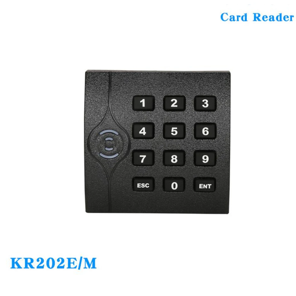 

KR202E Proximity Card Reader Access Control System Card Reader 13.56mhz Reader 26/34 Ip65 Waterproof Wiegand Access 125khz Slave