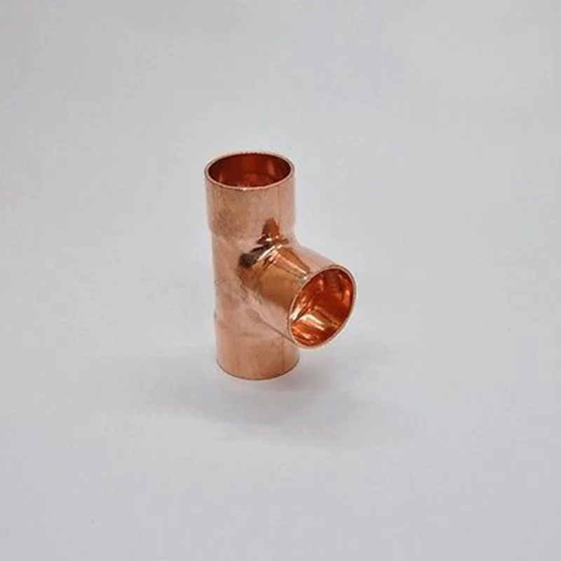 

22x1.5mm Copper End Feed Euqal Tee 3 Way Pipe Fitting Plumbing for gas water oil
