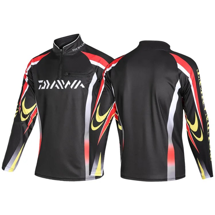 Новая рыболовная рубашка Daiwa с длинным рукавом быстросохнущая дышащая УФ
