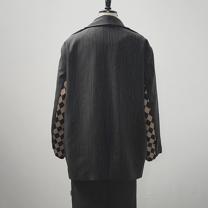 Блейзер TWOTWINSTYLE с длинным рукавом в стиле пэчворк|Женские пиджаки| |