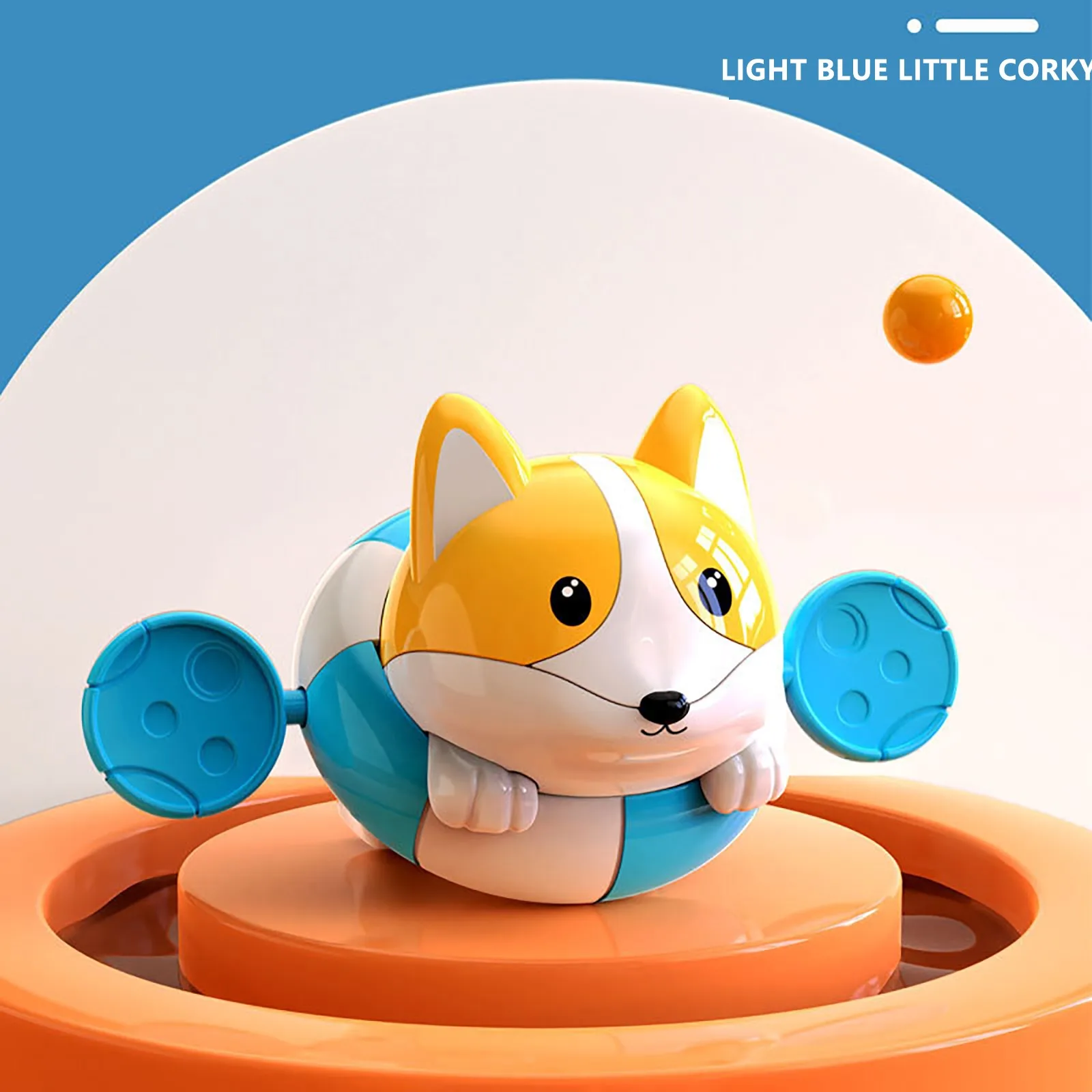 

New Baby Bath Swimming Bath Toys Cute Corgi Wind-up Bath Toys Summer Bath Toys Baby Shower Toys Baby Indoor Swimming Pool Shower