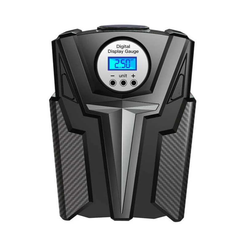 

Портативный воздушный компрессор 12 В, цифровой воздушный насос для накачивания шин светодиодный светильник кой для автомобильных шин, вело...