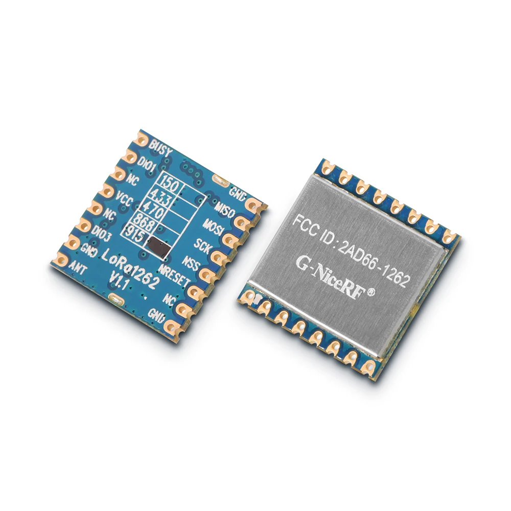 1pc/lot FCC / CE-RED certified Lora1262 915MHz SX1262 22dBm -148dBm TCXO High Sensitivity 4Km-6Km 160mW SPI port Lora Module