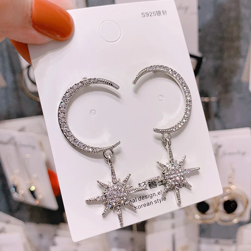 Серебряные иглы длинные женские серьги с жемчугом модные темперамент простые анти-аллергические серьги летние индивидуальные сетчатые украшения - Окраска металла: 1.69
