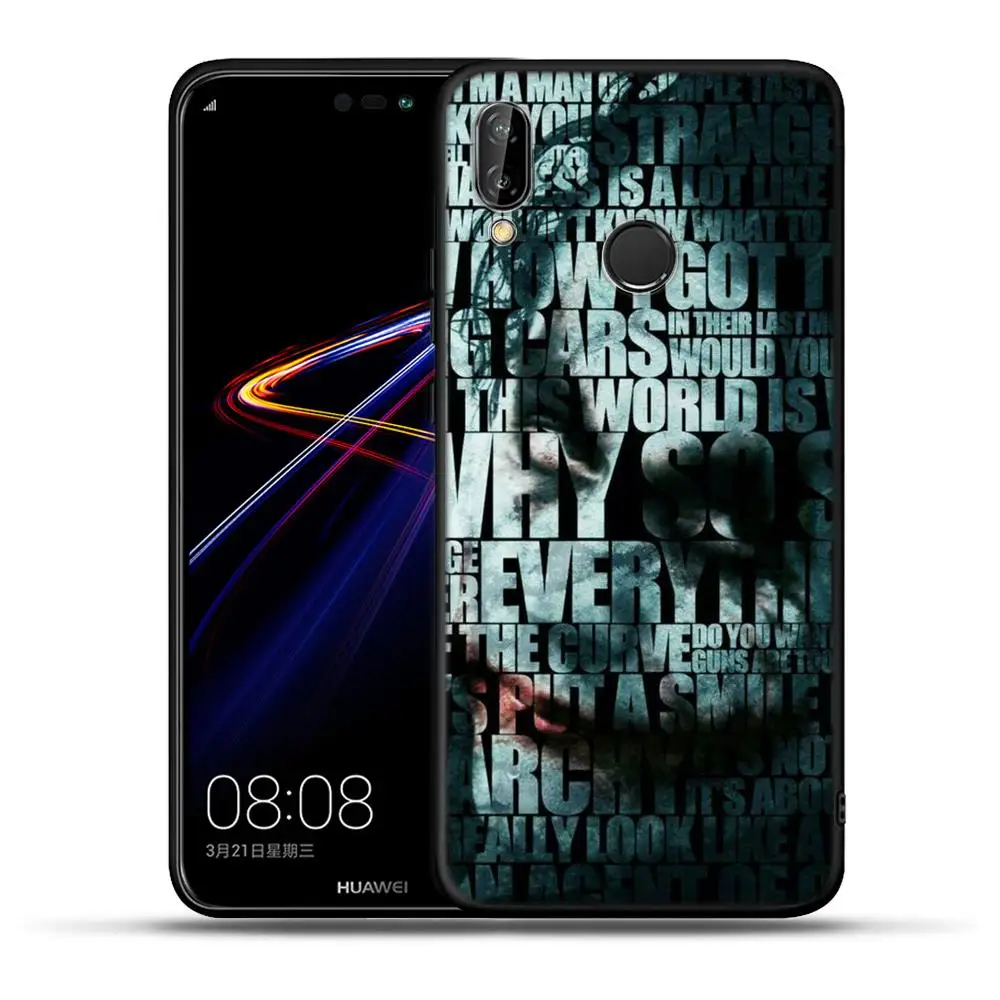 Чехол Venom Joker для huawei P Smart P30 P20 Lite mate 20 Pro Y5 Y6 Y7 Y9 Prime P Smart Plus Мягкий силиконовый чехол из ТПУ