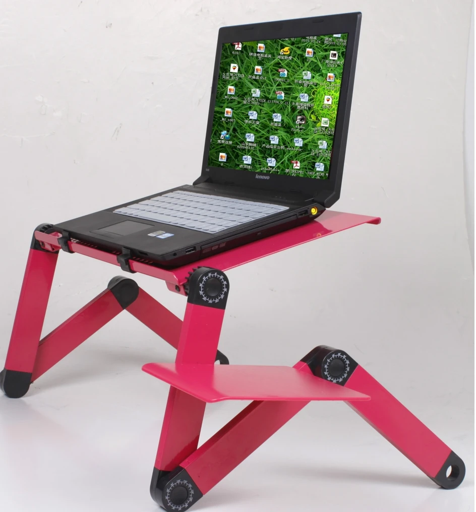 

Portable Foldable Adjustable Folding Table for Laptop Desk Computer Folding Cooling Office Desk Stand Tray