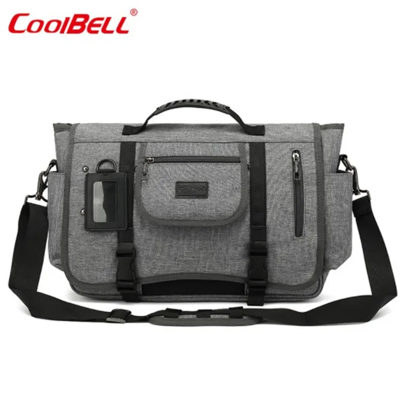 

New Male Handbag Travel Casual 15.6 "computer bag large capacity handbag retro one shoulder slant across canvas postman bag