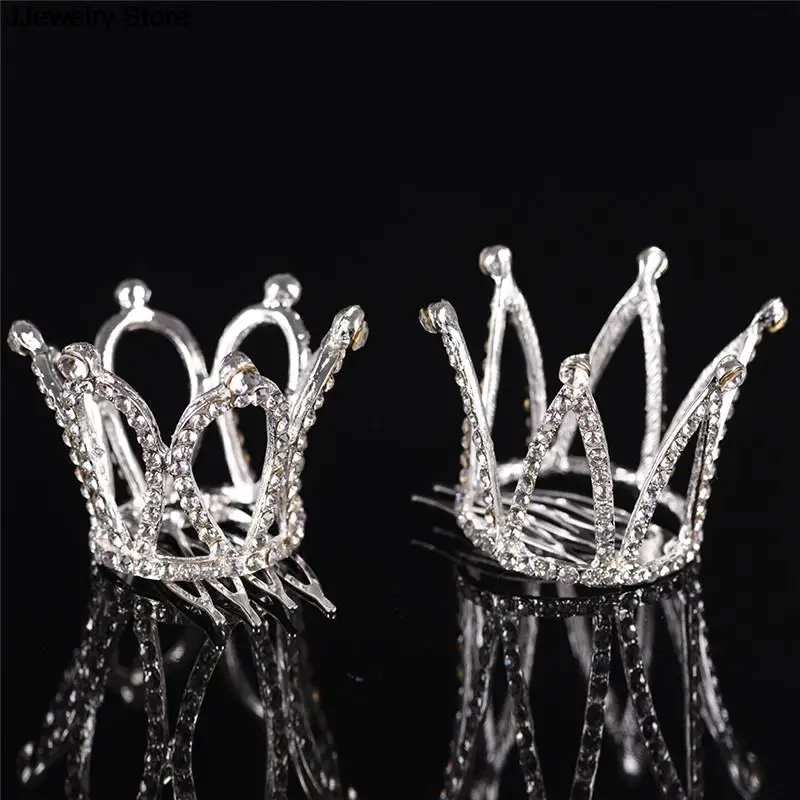 Mini Women Girl Rhinestone Crown Bridal Tiara Hair Comb Pin For Wedding Party | Украшения и аксессуары