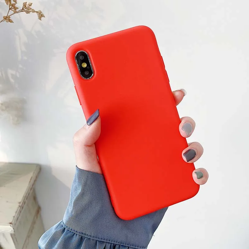 

Case For Apple iPhone 11 12 Pro Max mini SE 2020 X XR XS Max 7 8 Plus Luxury Silicone Shockproof Cute Soft Back Cover Coque