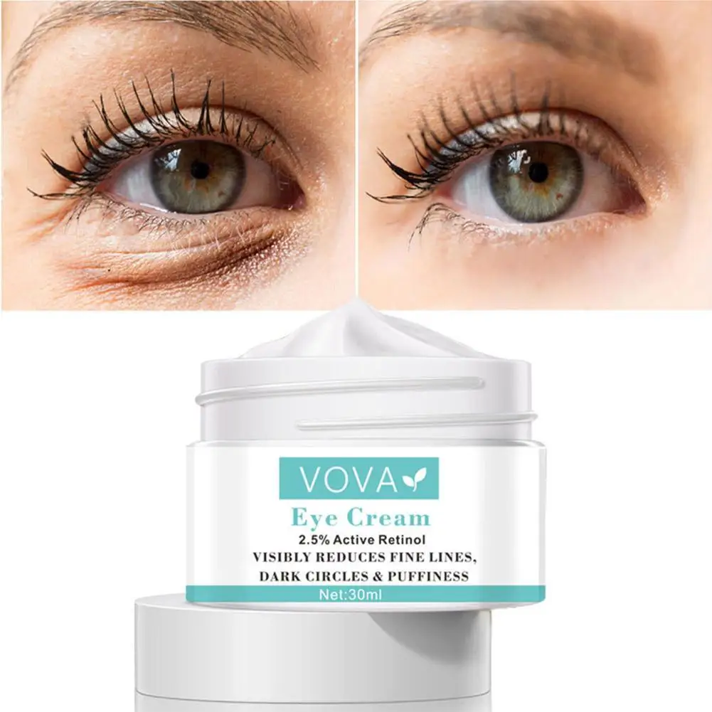 30ml Retinol Cream Instant Remove Eye Bags Anti Puffiness Dark Circles Fades Wrinkles Aging Care |