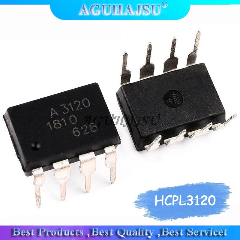 10 шт. HCPL3120 HCPL 3120 DIP8 DIP A3120 Новый оригинал|Интегральные схемы| |