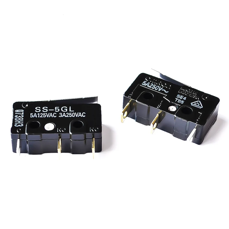 5PCS Ultimaker 3d Printer Limit Switch 5A 1.47N Omron OMRON micro switch SS-5GL | Integrated Circuits
