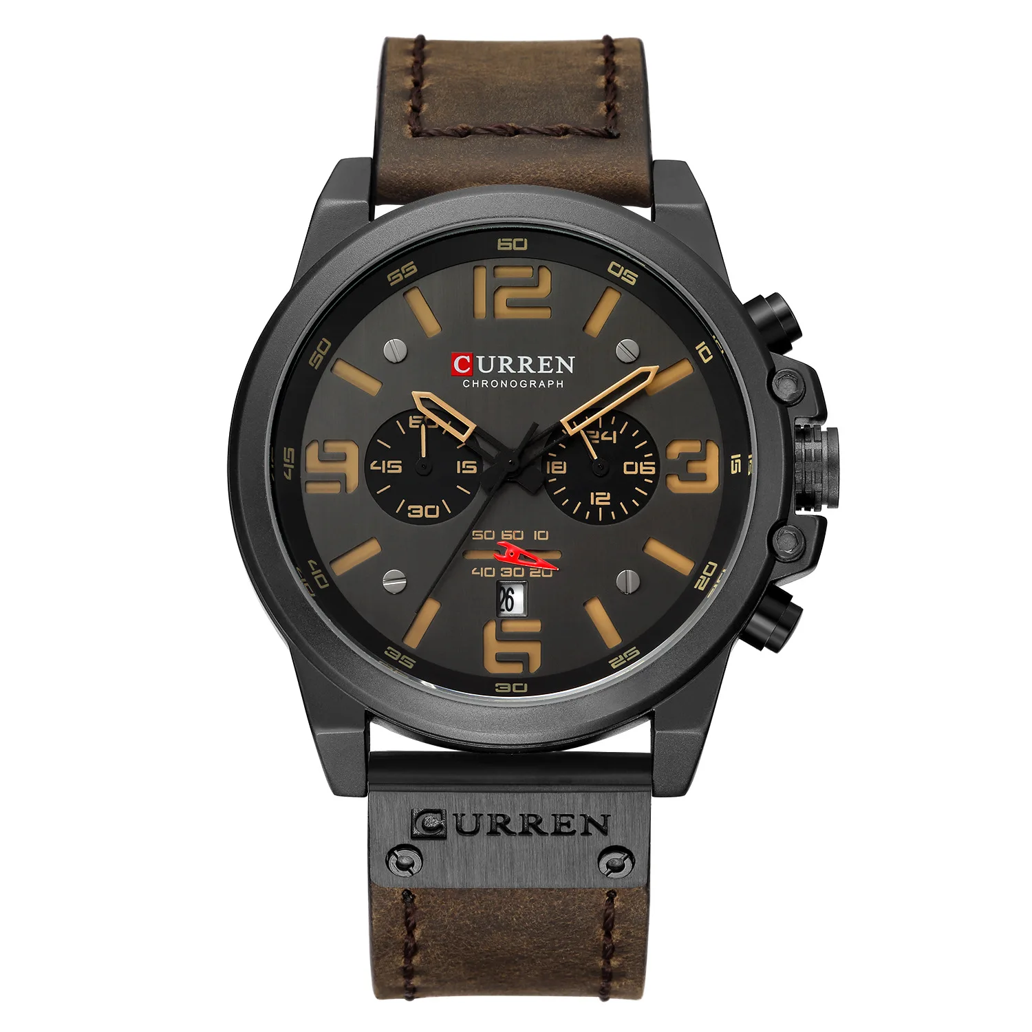 

New CURREN 8314 Mens Watches Top Brand Luxury Men Military Sport Wristwatch Leather Quartz Watch erkek saat Relogio Masculino