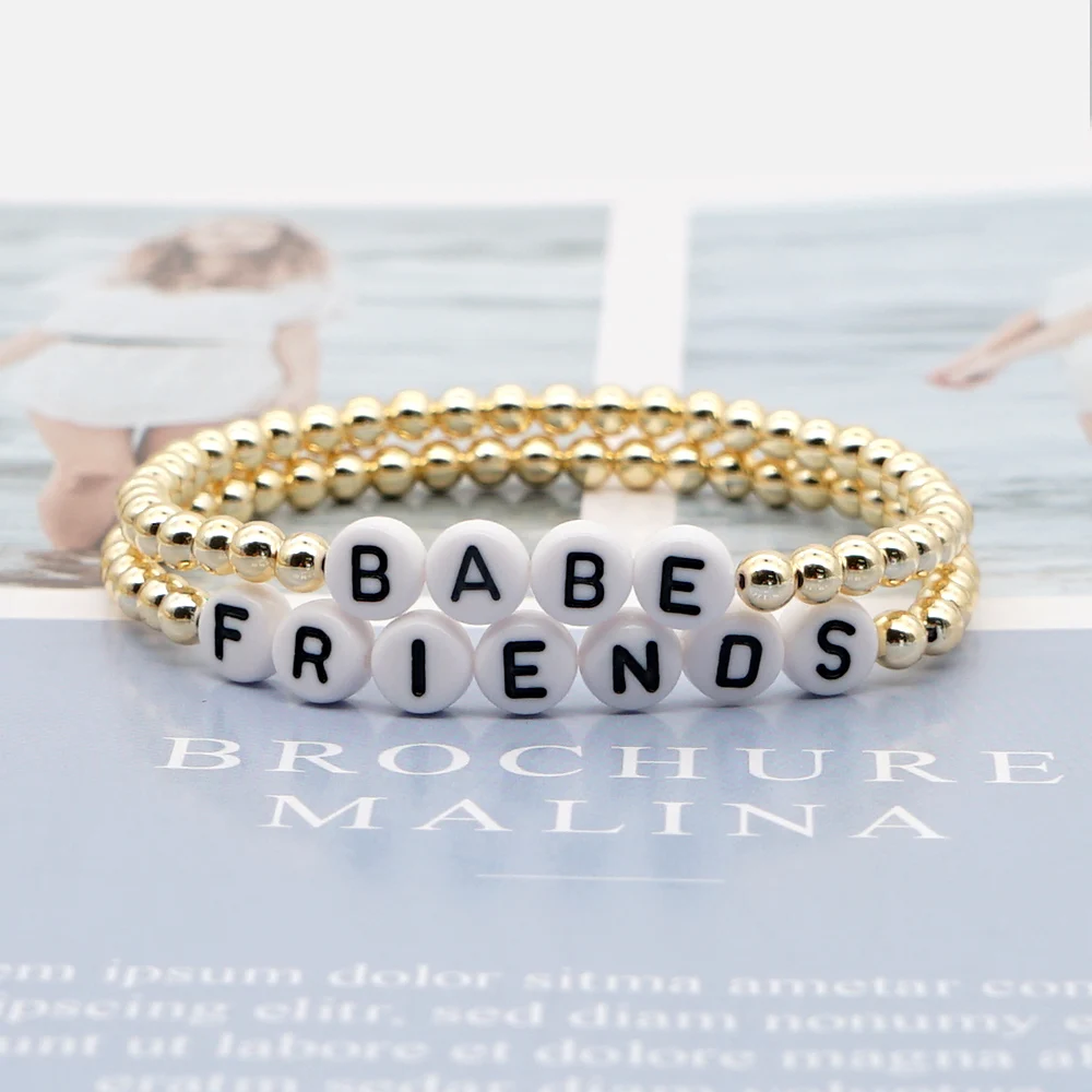 Go2Boho Friends браслет детская модель для женщин высокое качество японский золотой