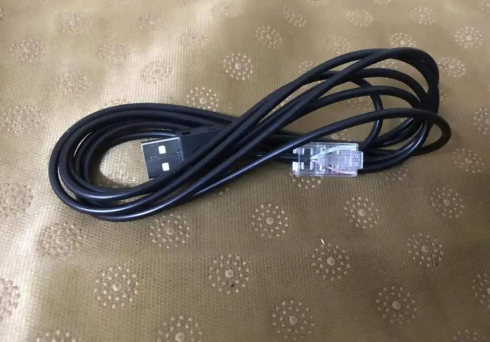 Черный APC UPS USB кабель AP9827 UPS кабель связи простой сигнальный NAS кабель-USB к RJ50 10P10C кабель 940-0127E - Цвет: Черный