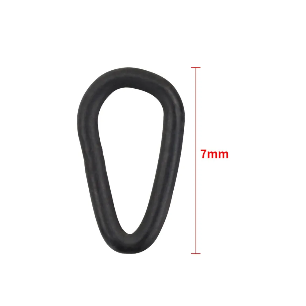 

25 Pcs/pack Boilie Bait Ring Carp Fishing Flake Bait Ring Teardrop Hair Drill Ring Carp Fishing Feeder Accessories