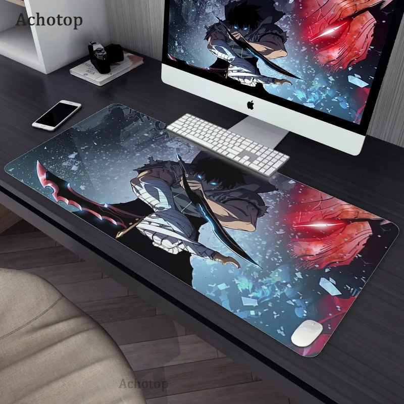 

Solo Leveling Gaming Mouse Pad Large Mousepad Gamer Anime Mouse Mat PC Computer Mousepad Carpet Surface Mause Keyboard Desk Mat