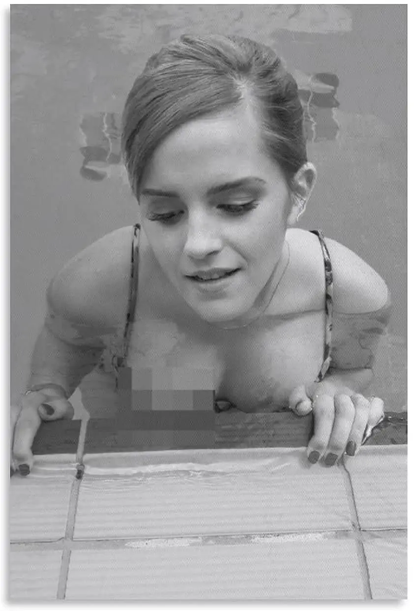 

Emma Watson in The Pool Sexy Posters Artworks Picture Print Poster Wall Art Painting Canvas Gift Decor Home Posters Decorative