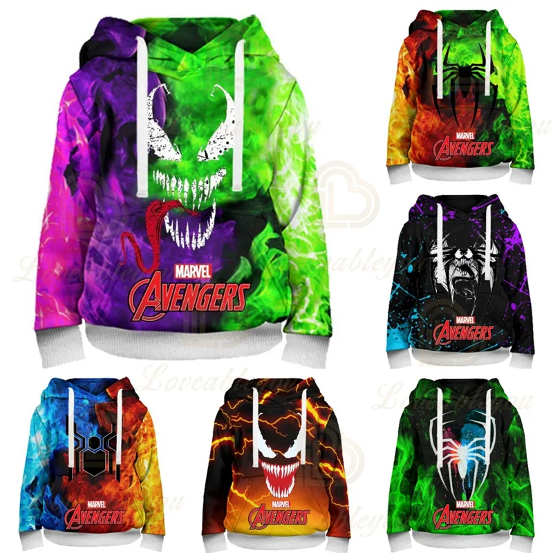 

Super Hero Hooded Sweatshirt Hoodie Pullover Clothes The End Game Harajuku Men Women Autumn Winter Warm Unisex Casual Top