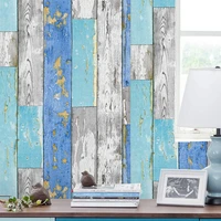 waterproof peel and stick wood plank wallpaper vinyl self adhesive wallpaper design for walls bathroom bedroom home decor