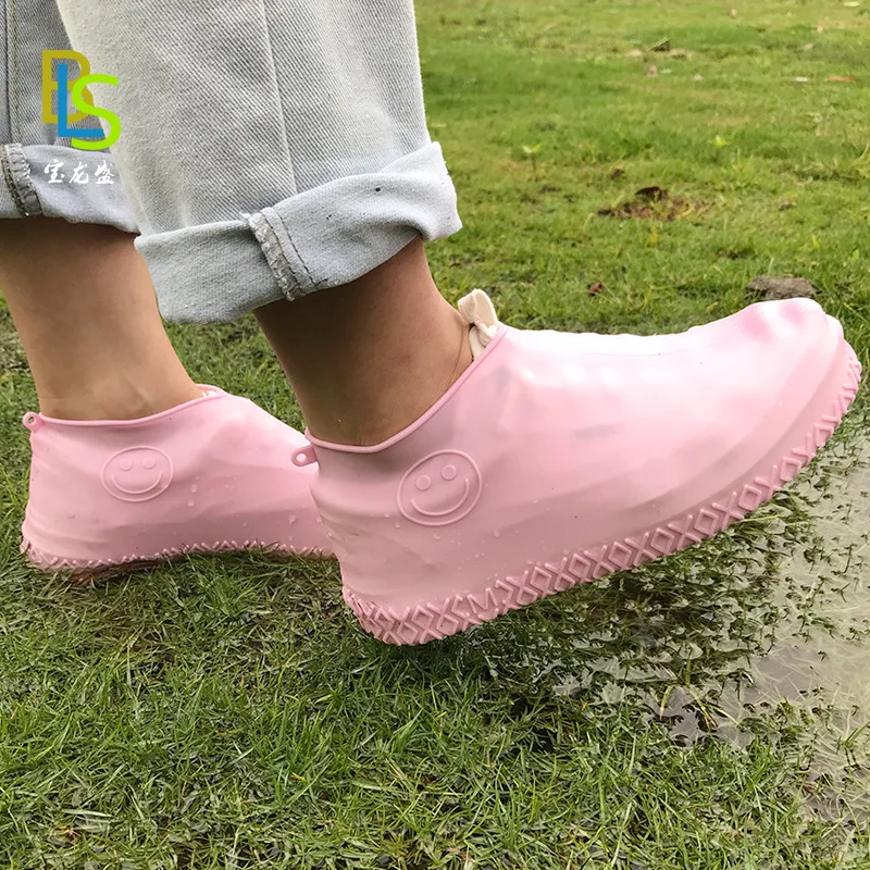 Aleafalling Reusable Latex Waterproof Rain Shoes Covers Slip-resistant Rubber Boot Overshoes S/M/L Accessories 28-43 | Обувь