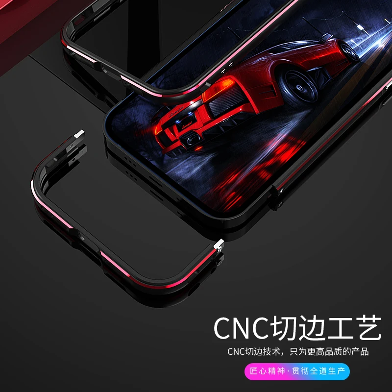 for iphone 12 pro max case aluminum metal bumper case for iphone 12 mini dual color metal frame iphone12 pro phone case free global shipping