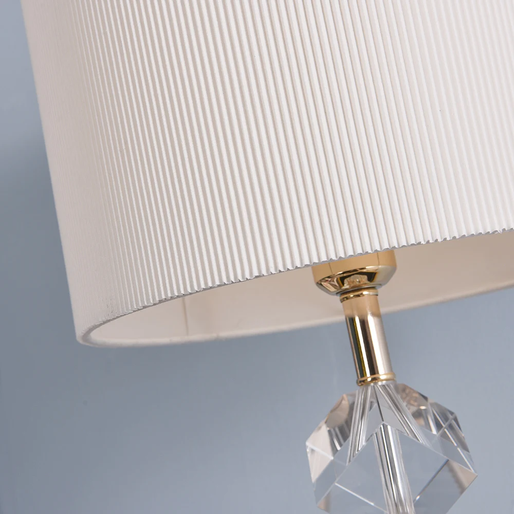 Настольная лампа K9 с кристаллами камня для спальни в гостиной прикроватная