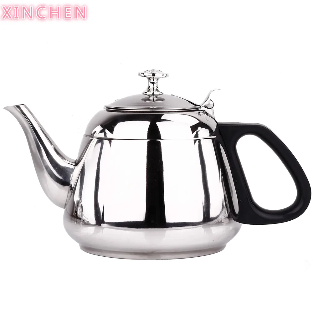 

XINCHEN 2020Stainless Steel Teapot Induction Cooker Special Kung Fu Tea Tea Household Flat Pot 1000ML