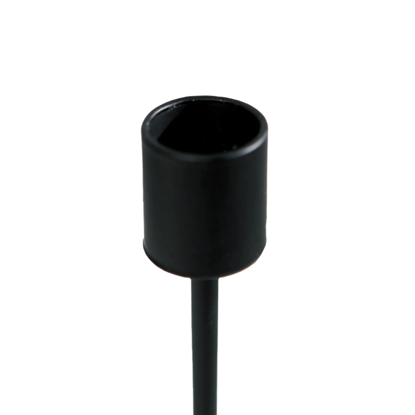 2 шт. подсвечник однотонный металлический Настольный Декор для дома офиса черный