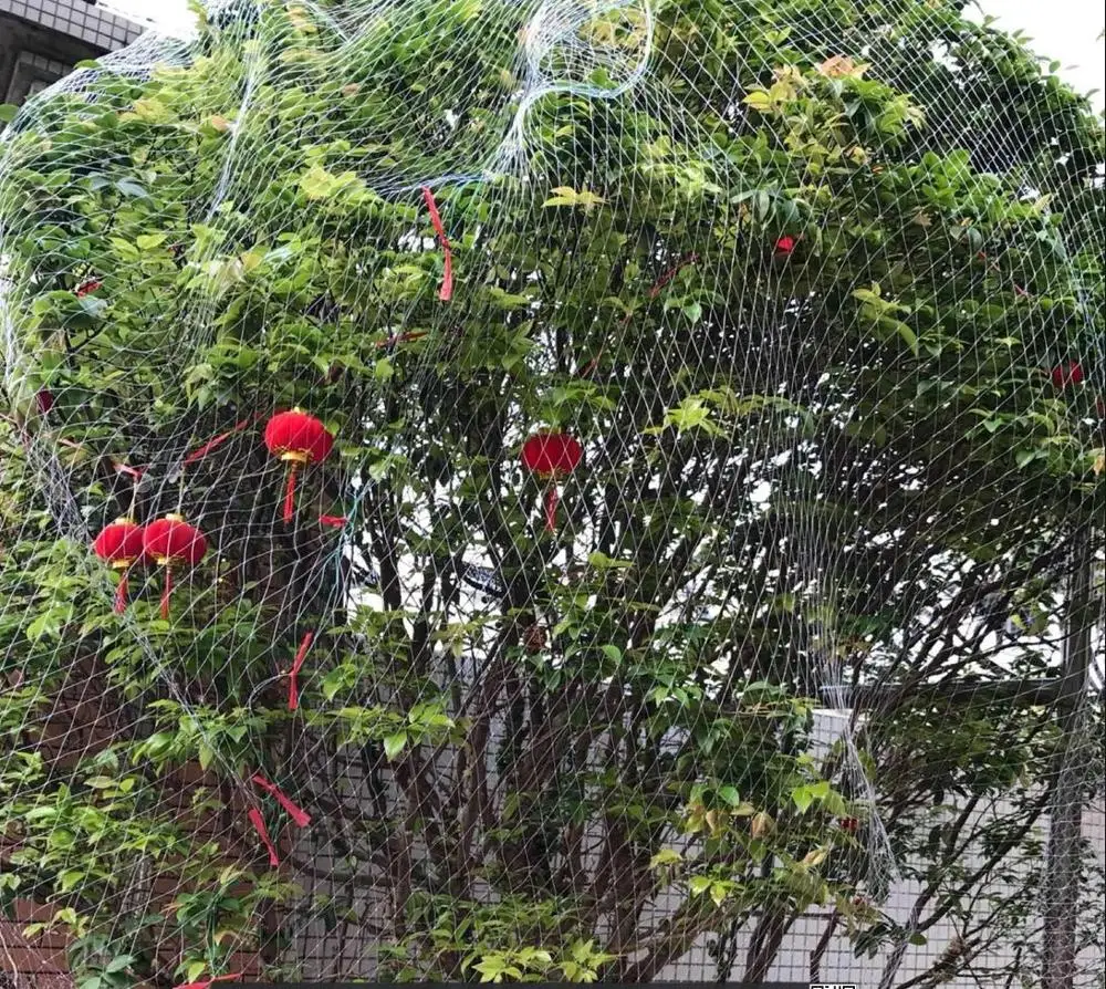 Сетка для сада 10 м защита от птиц Белая нейлоновая сетка защиты насекомых