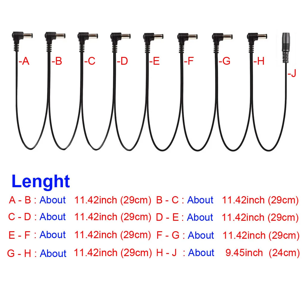 Блок питания для гитарных эффектов педаль de guitar ra адаптер + шнур 8-ходовой Цепной