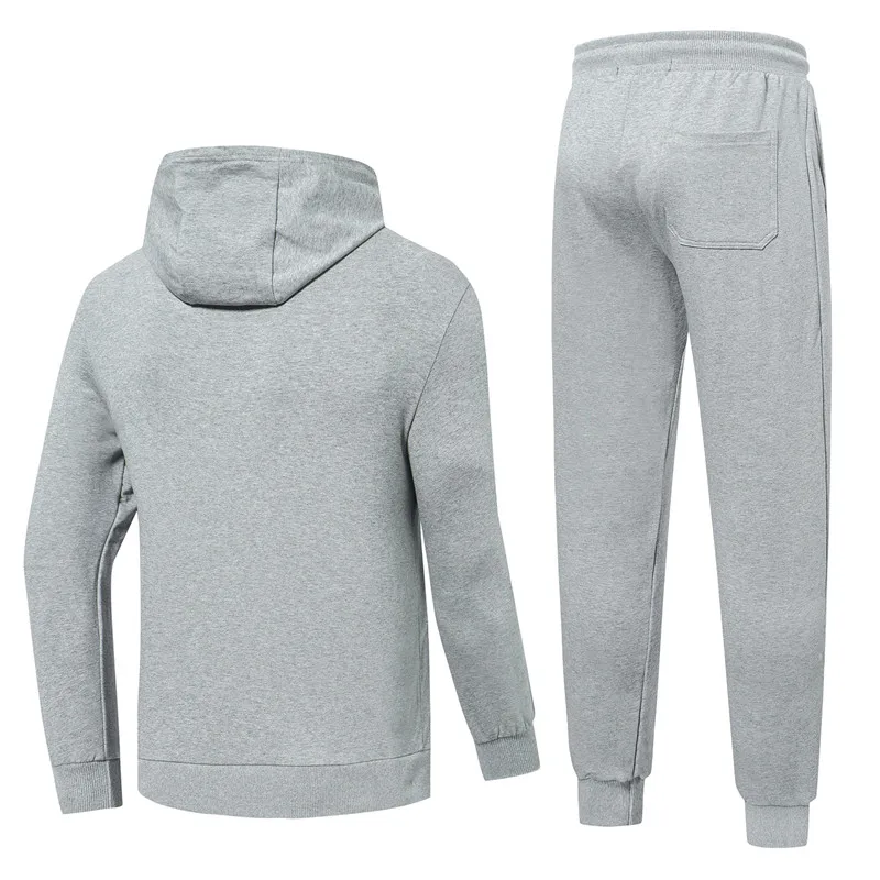 

Tomi men's sportswear sets autumn winter hooded male casual tracksuit homme 2 piece sweatshirt set