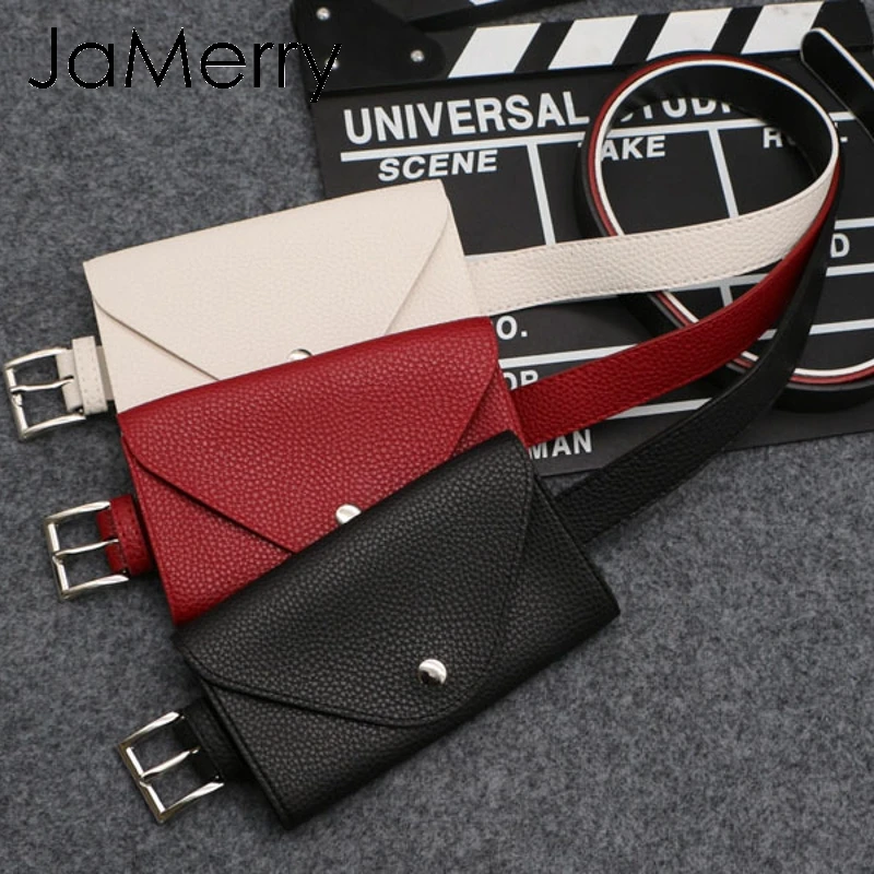 Женская поясная сумка JaMerry винтажная модная сумка-мессенджер из искусственной