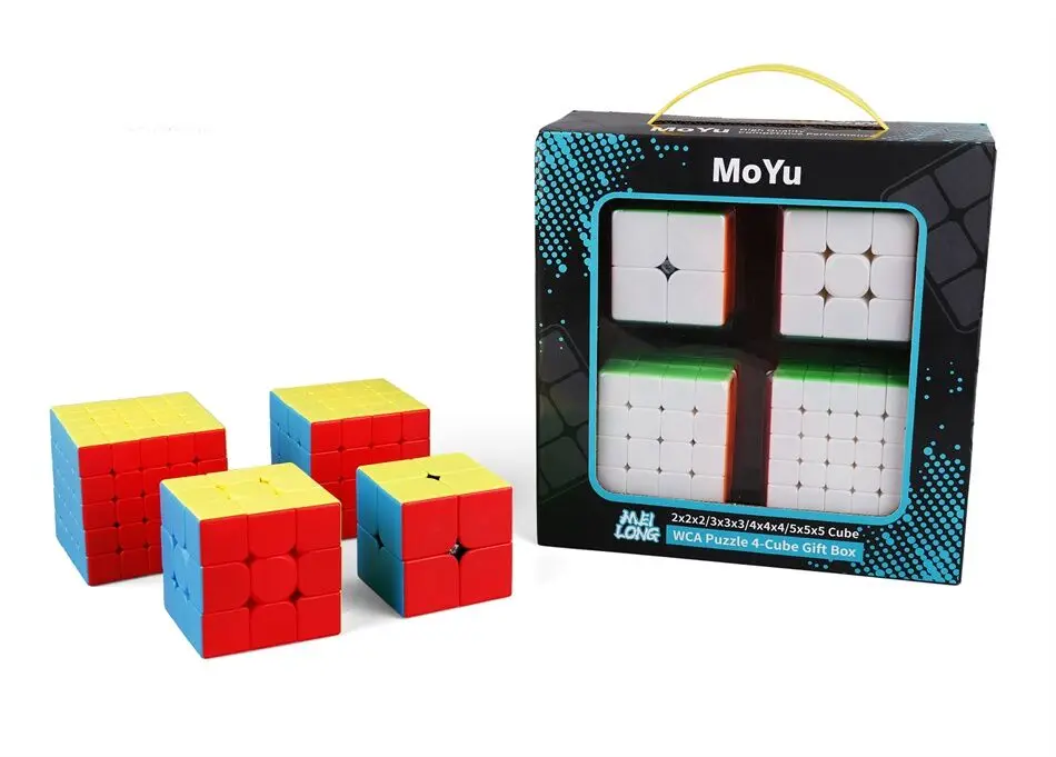 MoYu Mofangjiaoshi Meilong 2x2 3x3 4x4 5x5 скоростной кубик Подарочная коробка упаковка макарон