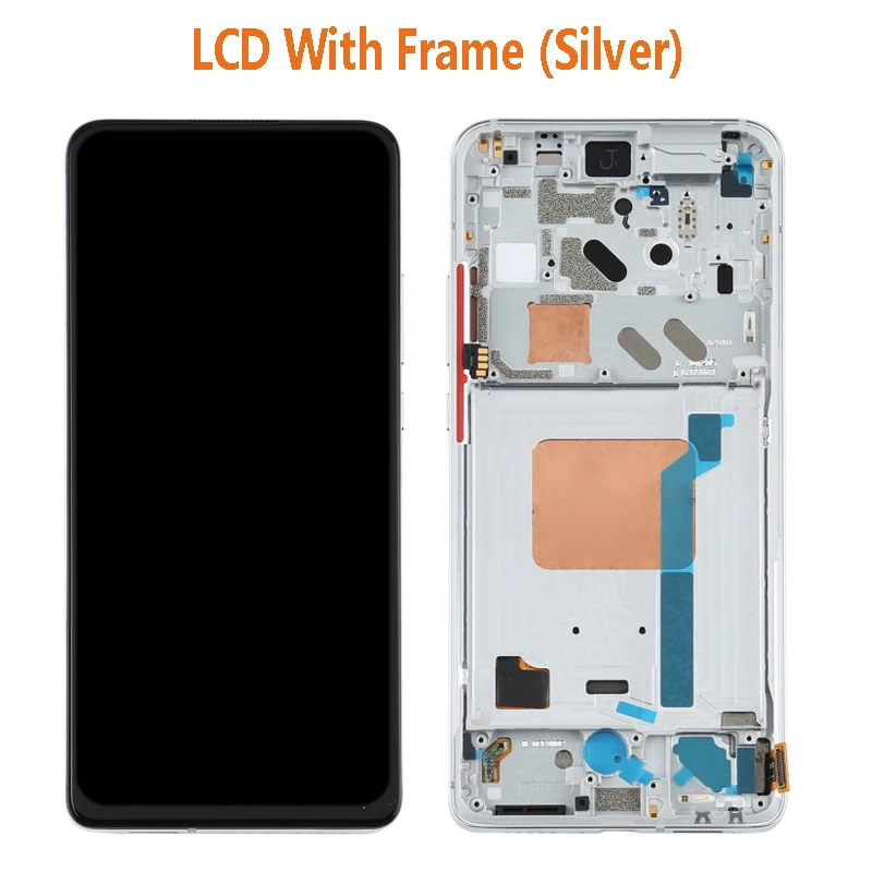 Original pantalla LCD de montaje de digitalizador con pantalla t&aacute;ctil con marco de 6,67 "para Xiaomi Redmi K30 Ultra M2006J10C piezas de repuesto-3