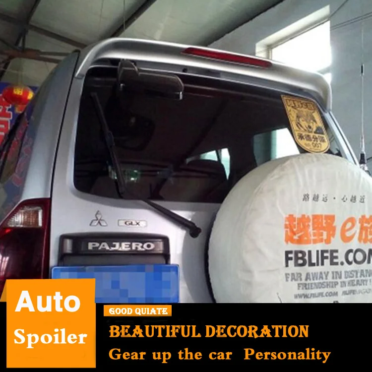 Спойлер для Mitsubishi Pajero V73 2006 2012 с стоп сигналами спортивный спойлер из ABS материала