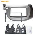 FEELDO автомобильный DVDCD Радио Стерео фасции панель Рамка адаптер установки комплект для Honda FIT Jazz (LHD) Установка отделка комплект # FD4418