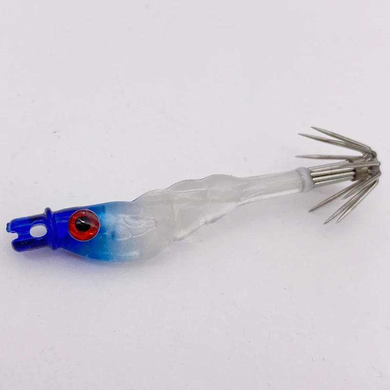 Трубчатый рыболовный крючок-Осьминог для морской рыбалки 2 шт. * 5 см/1 г японская