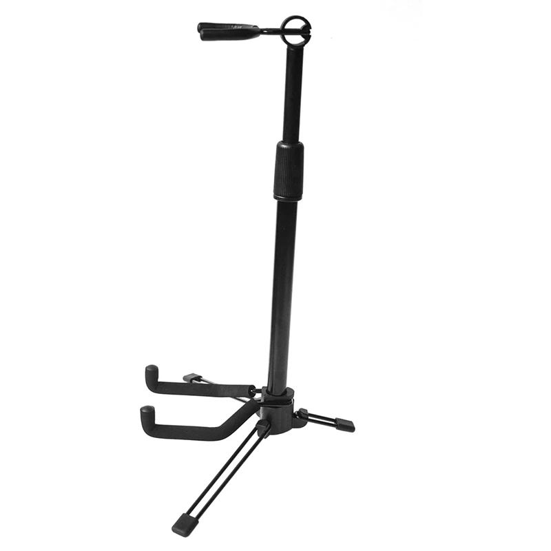 

Подставка для гитары, портативный черный штатив, подставка для акустической гитары, регулируемая складная подставка для электрогитары, бас