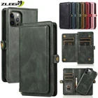 Кожаный флип-чехол для iPhone 13 12 11 Mini Pro Max XR XS X 6 6s 7 8 Plus SE 2020