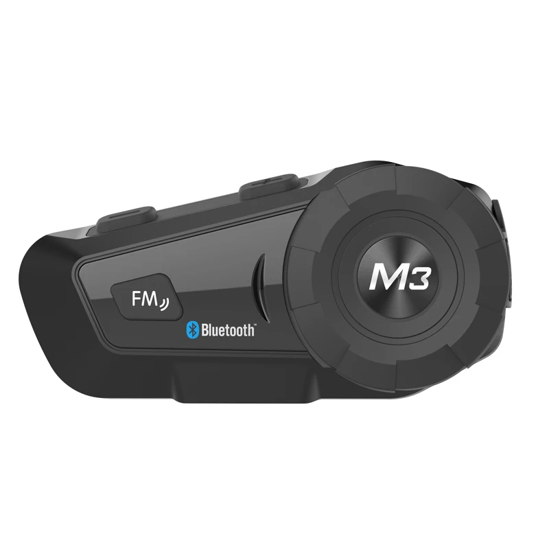 Черный MORNYSTAR мульти-функциональный MP3 FM голосовых команд Bluetooth мотоциклетный шлем Проводная гарнитура с Bluetooth соединение с двухстороннее радио - Цвет: Черный