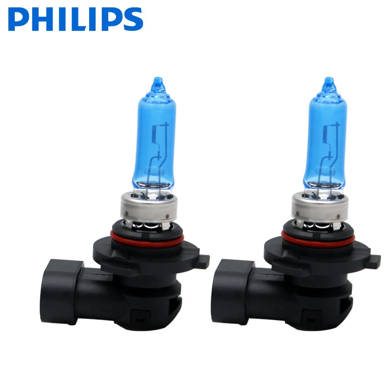 2X Philips HB3 9005 P20d 12 в 60 Вт Кристальное видение 4300 К яркий белый светильник
