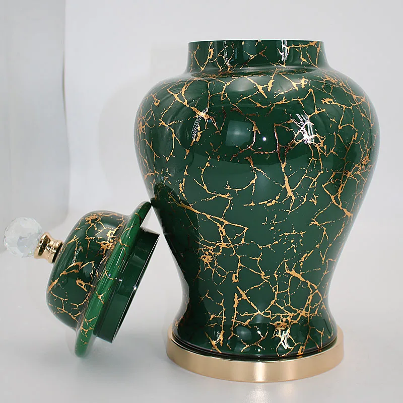 

Marble Pattern Ceramic Kitchen Seasoning Tank Sugar Salt Storage Home decoration Crafts Storage tank