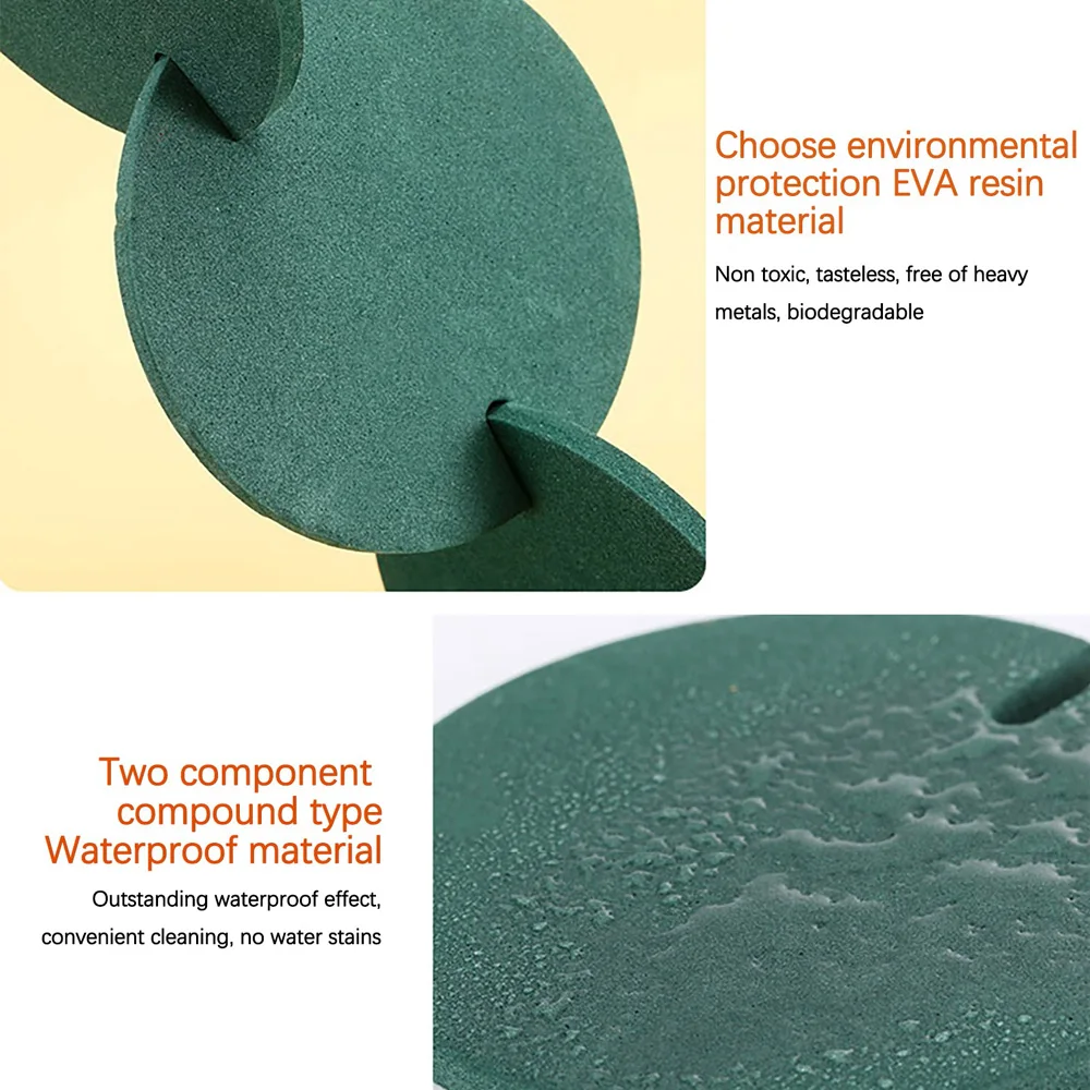 

Creative Multifunction 6pc Set Round Cactus Shaped Coasters Non-slip Cup Mats Pad Table