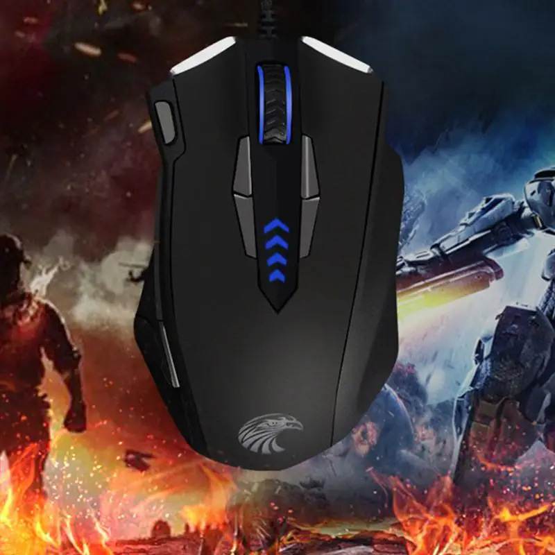 Проводная игровая мышь Z7900 USB коврик отделка с подсветкой тяжелая для ПК