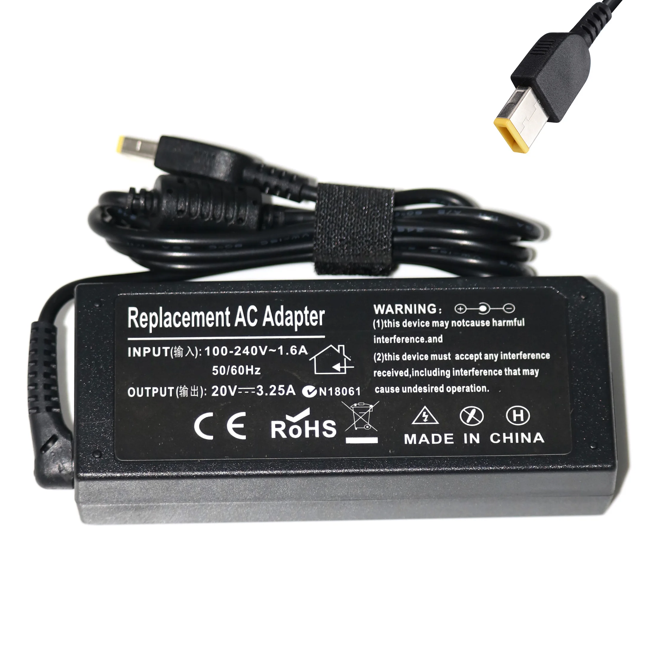 

20V 3.25A 65W AC laptop adapter power charger for LENOVO IdeaPad Yoga 2 11 13 2 Pro 11S ThinkPad E431 E531 E550 E555 E560 E565