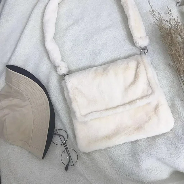 Нишу Дизайн Плюшевые Сумка женская 2020 зима флип модная леопардовая сумка женские